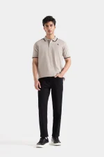 Basic Polo Shirt With Contrast Tipping - Image 3